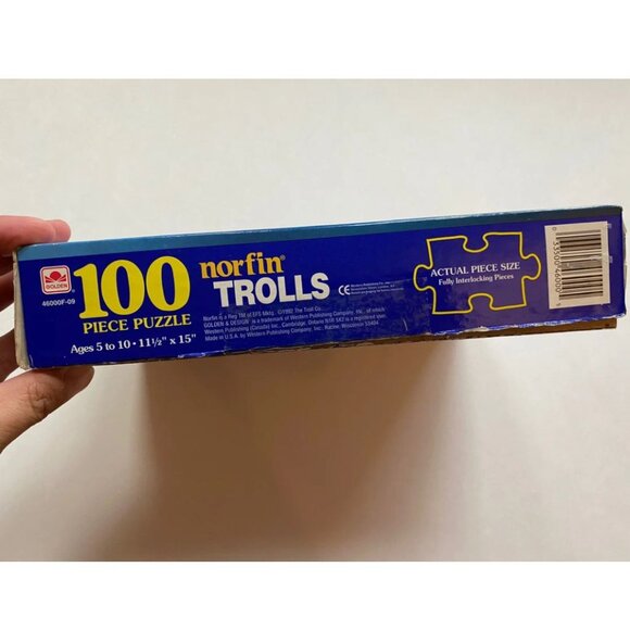 1992 Norfin Trolls Puzzle Complete Kids Game Night - Picture 3 of 4